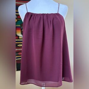 NWT Banana Republic Strappy Purple Tank Top size MP